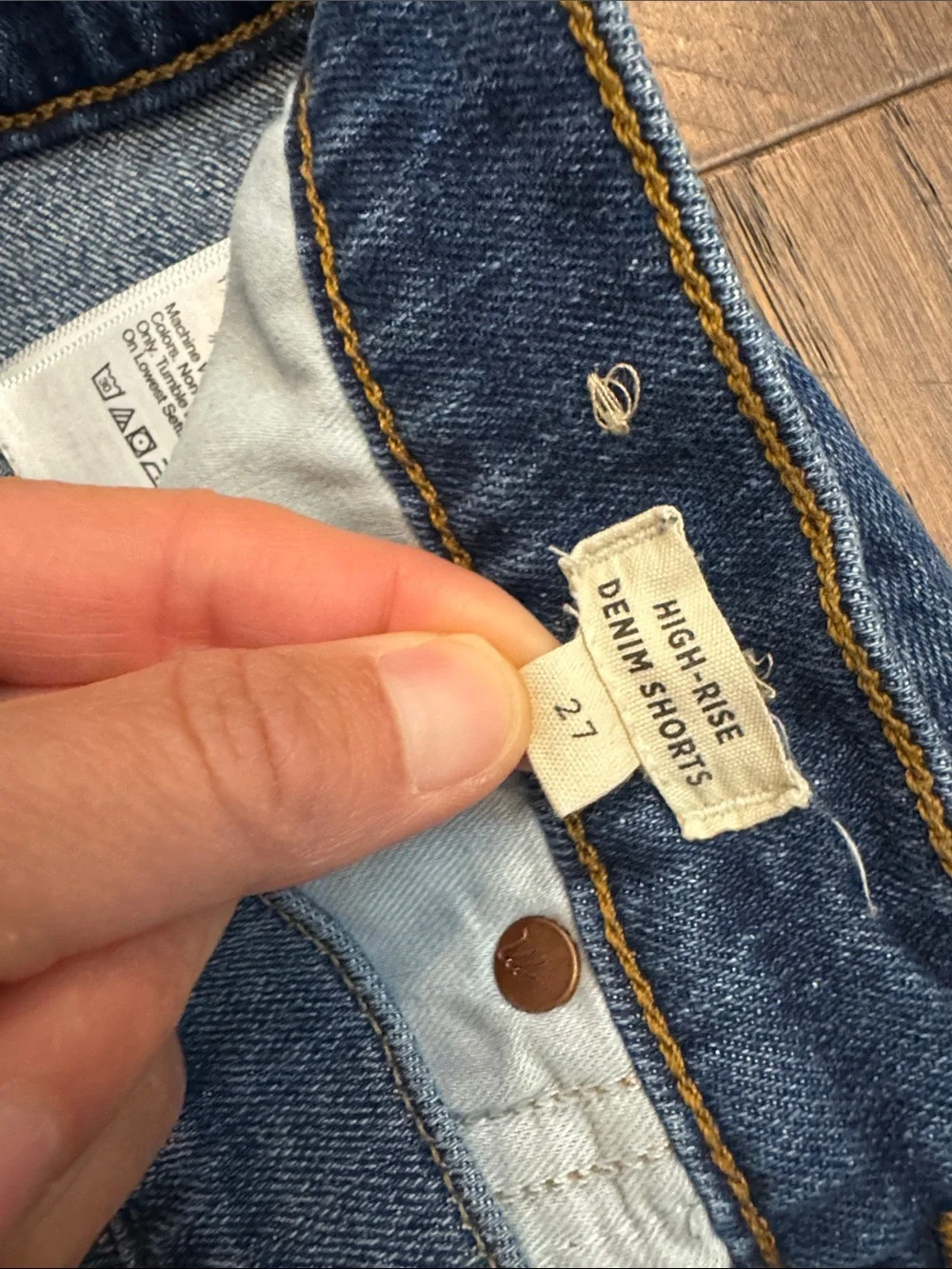 Madewell High Rise Denim Shorts